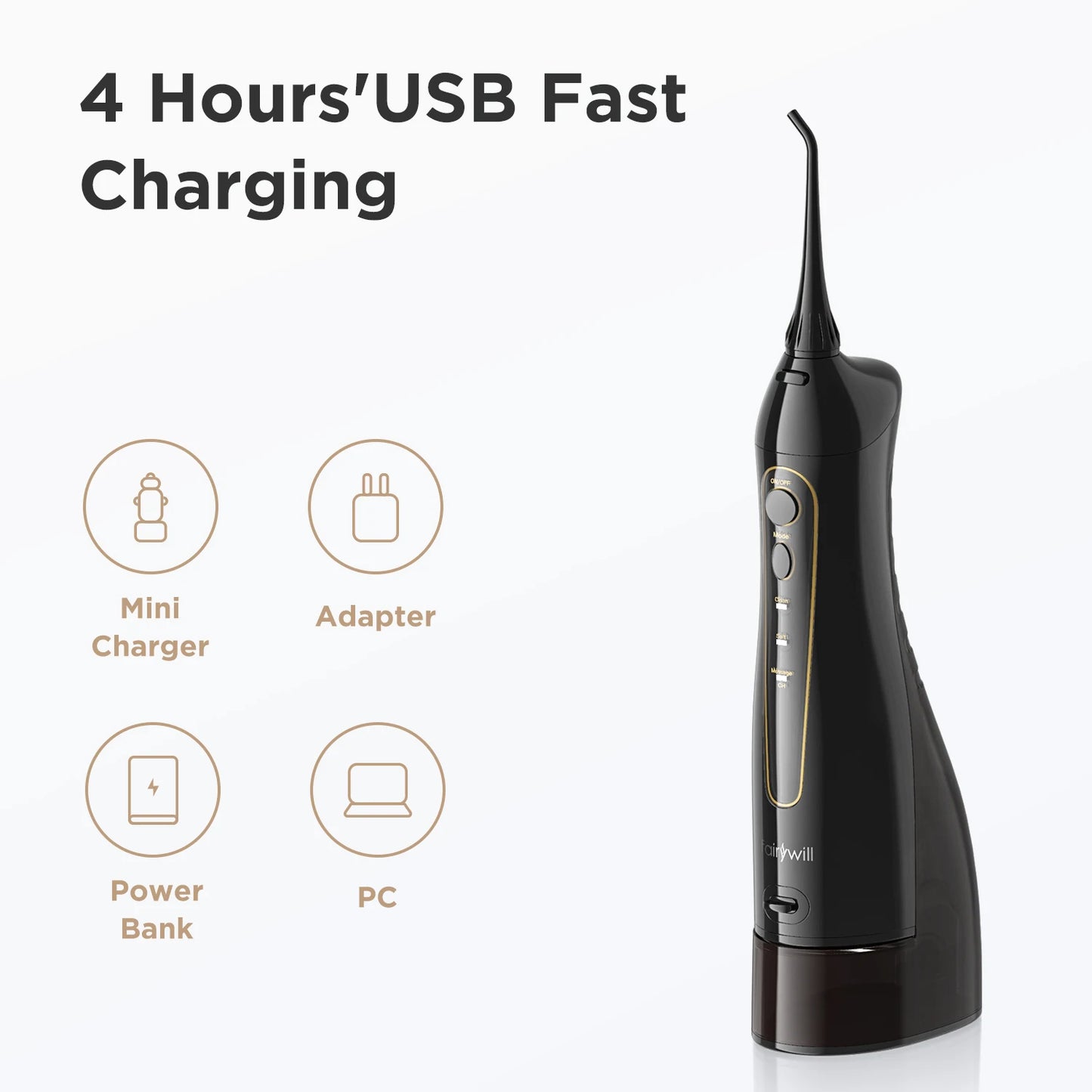 Rechargeable Portable Water Flosser