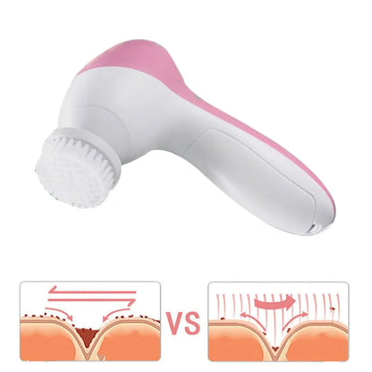 5-Way Facial Cleansing Brush